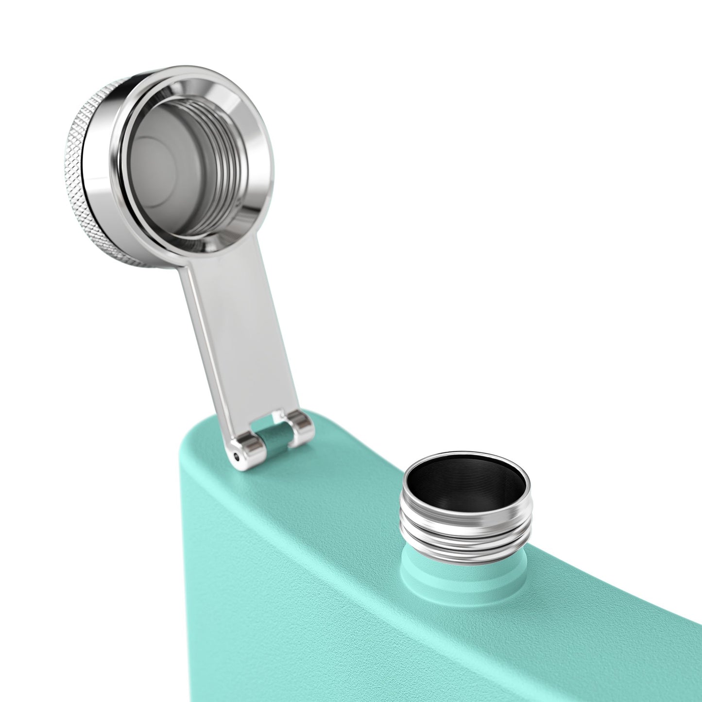 STAINLESS STEEL FLASK WITH NEW YORK LAMP PRINT